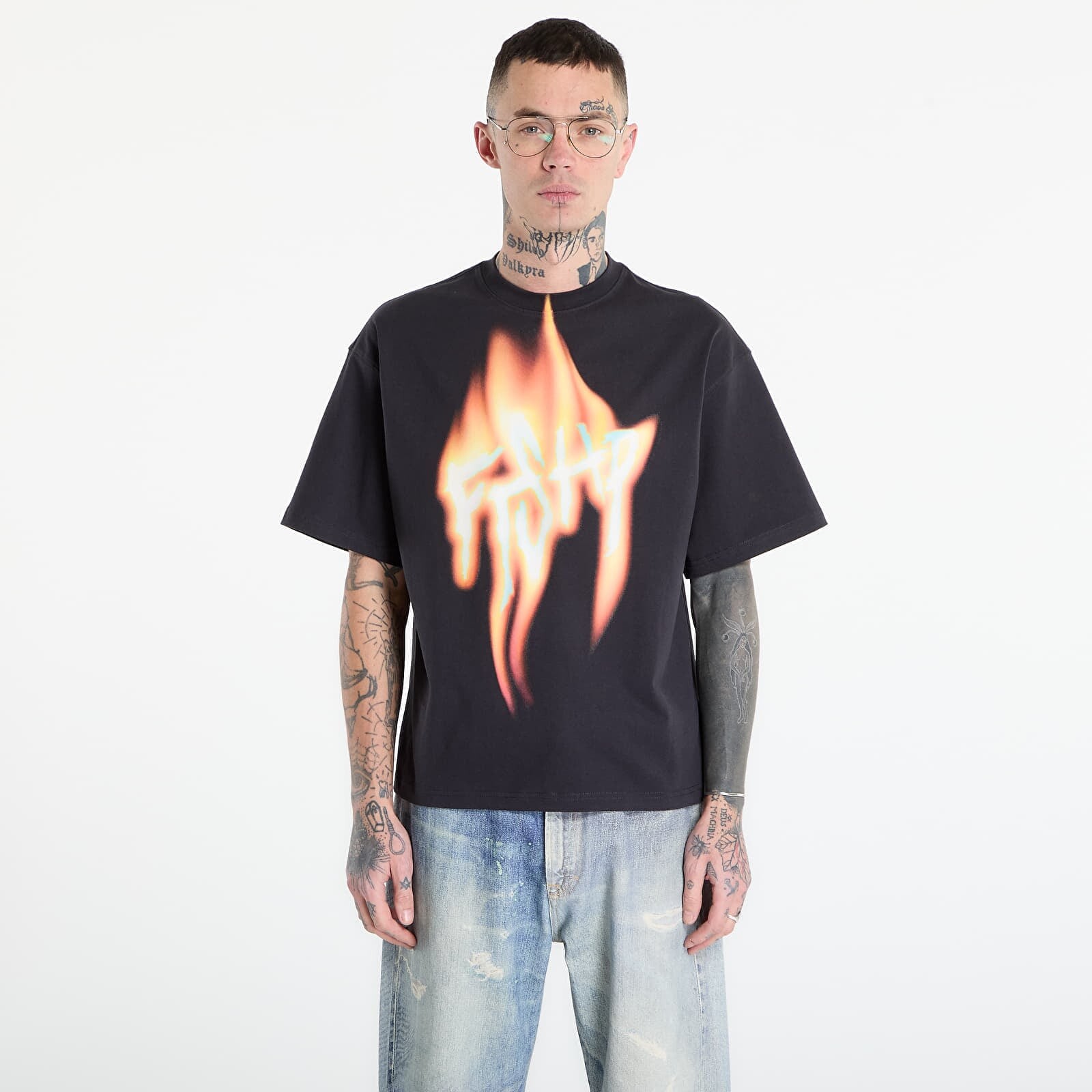 Tričko FTSHP Walking Art II. T-Shirt UNISEX Dark Grey XL