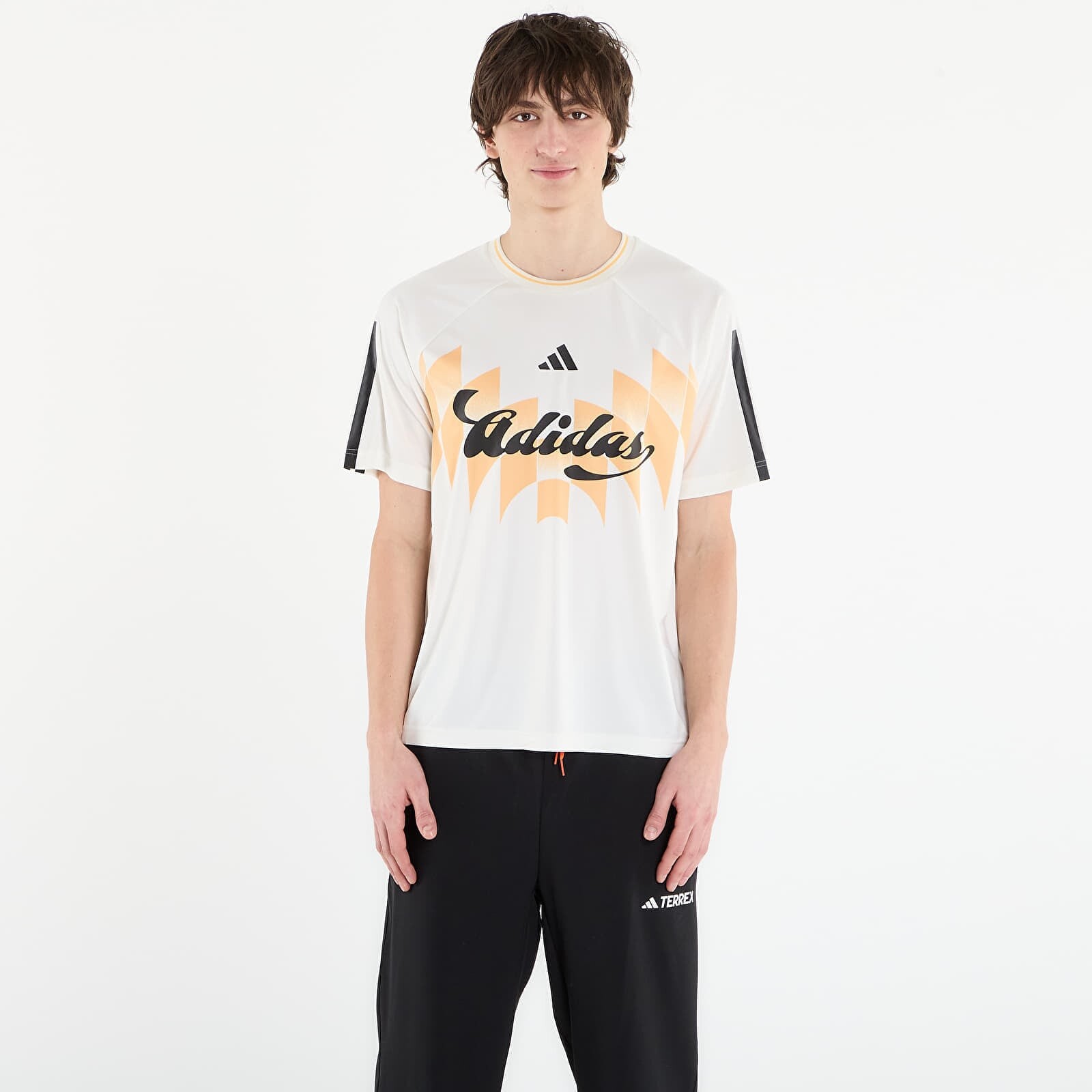 Tričko adidas M Tiro Gc Ho T Off White/ Black/ Seicta XL