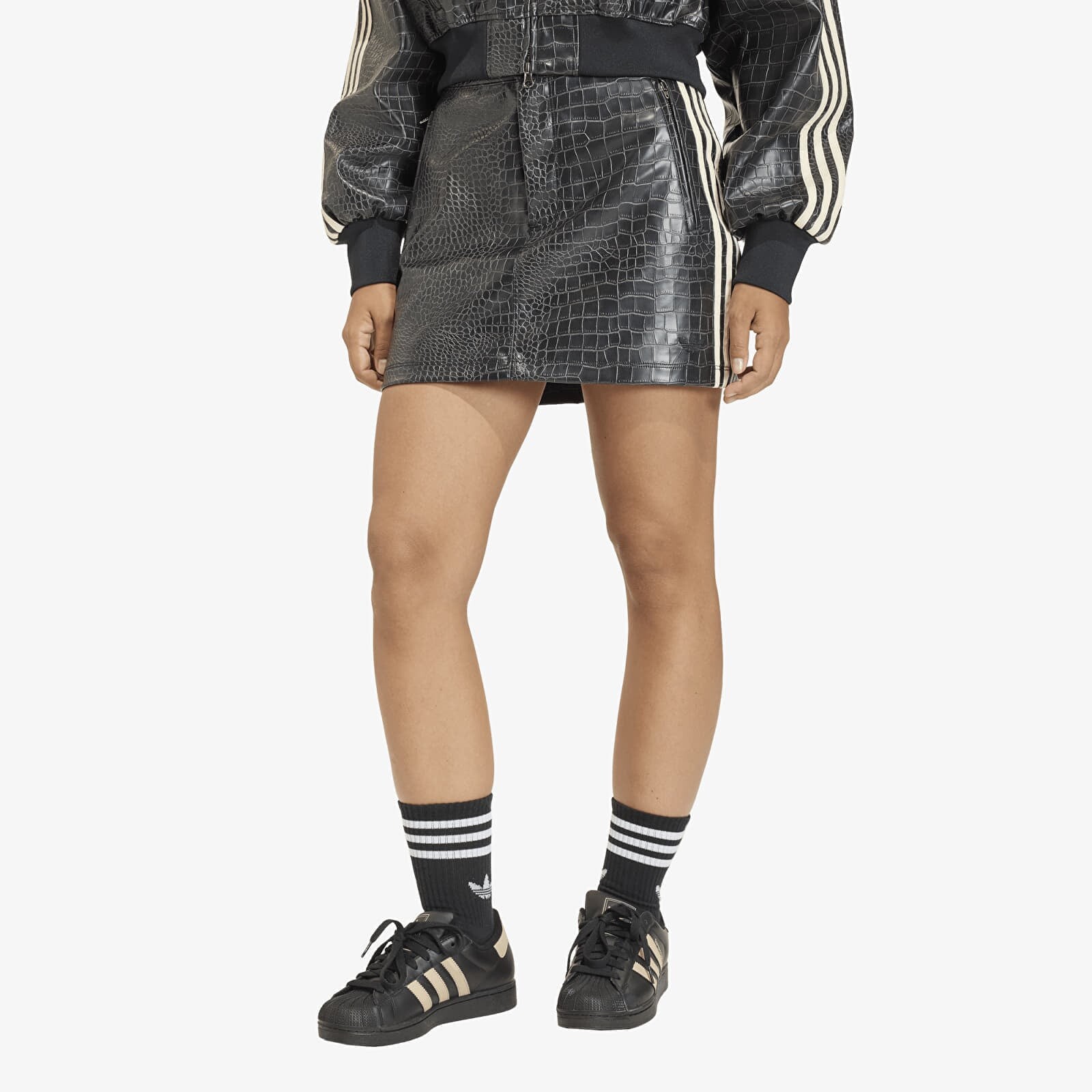 Sukňa adidas Pleather Skirt Black 14
