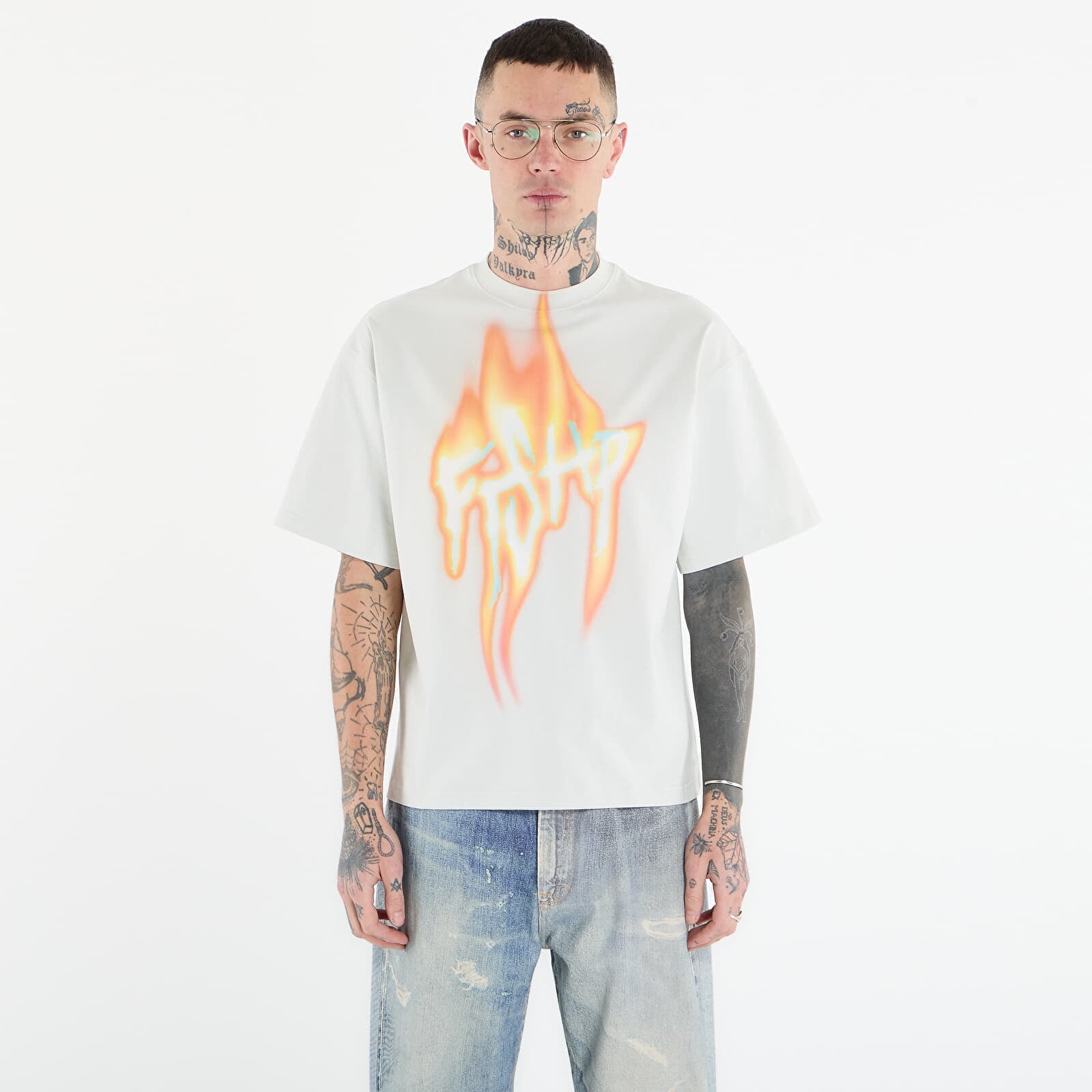 Tričko FTSHP Walking Art II. T-Shirt UNISEX Off-White S