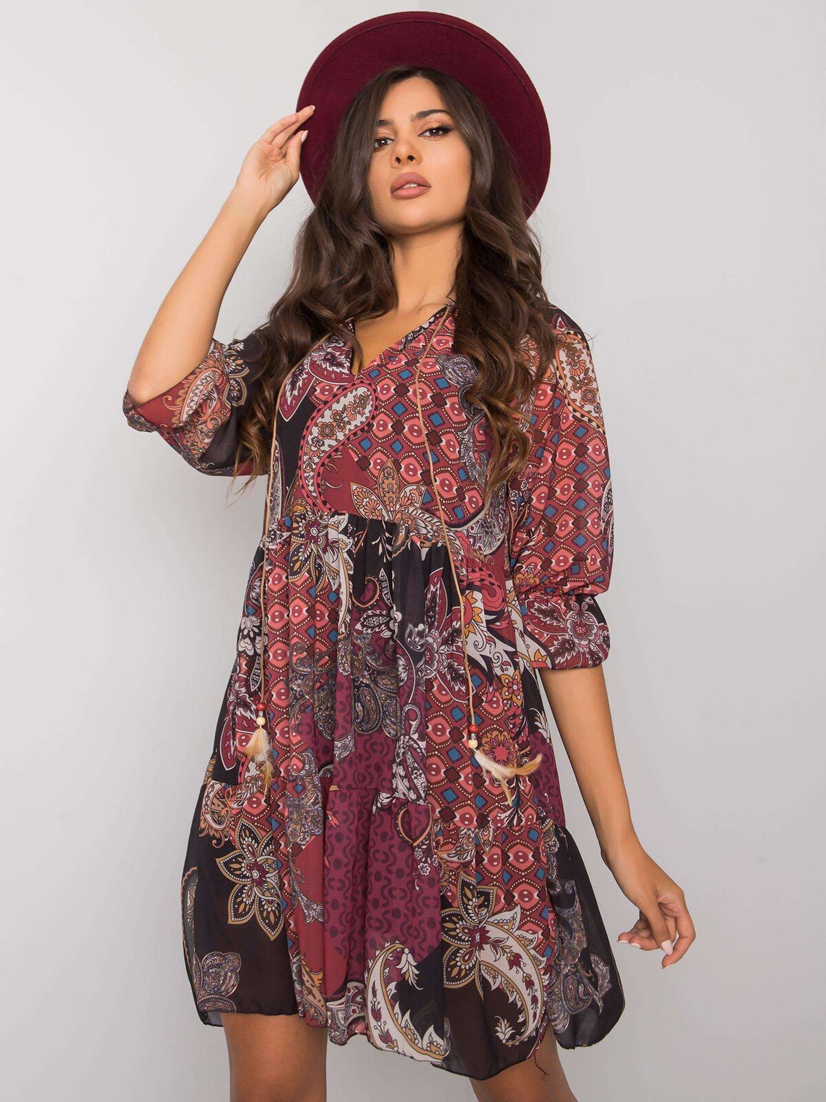 Dress-WN-SK-901.05P-black-red