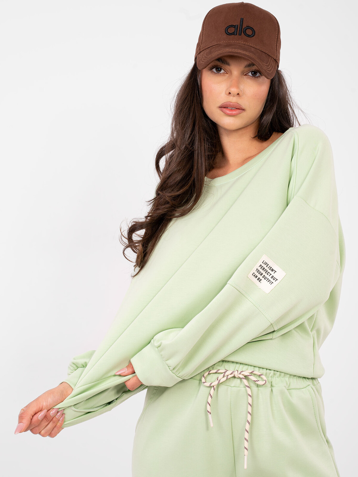 Pistáciová tepláková súprava