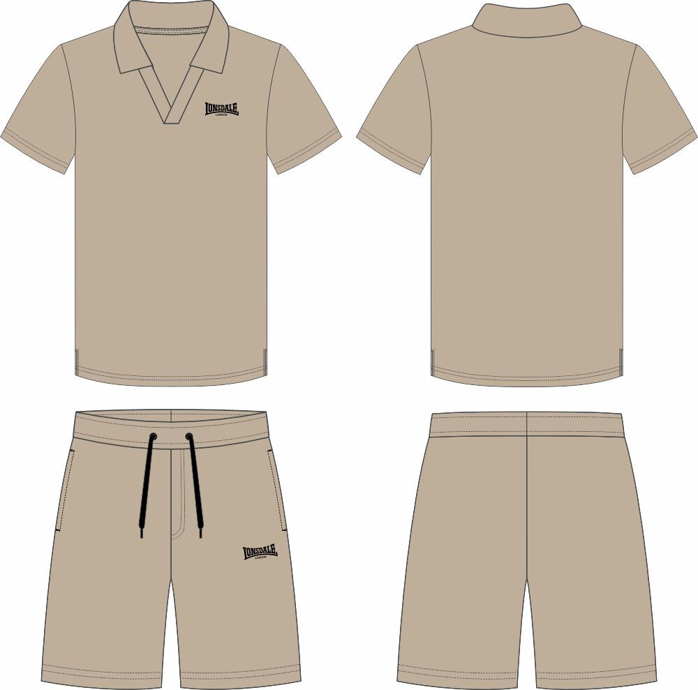Lonsdale pánska polokošeľa a šortky