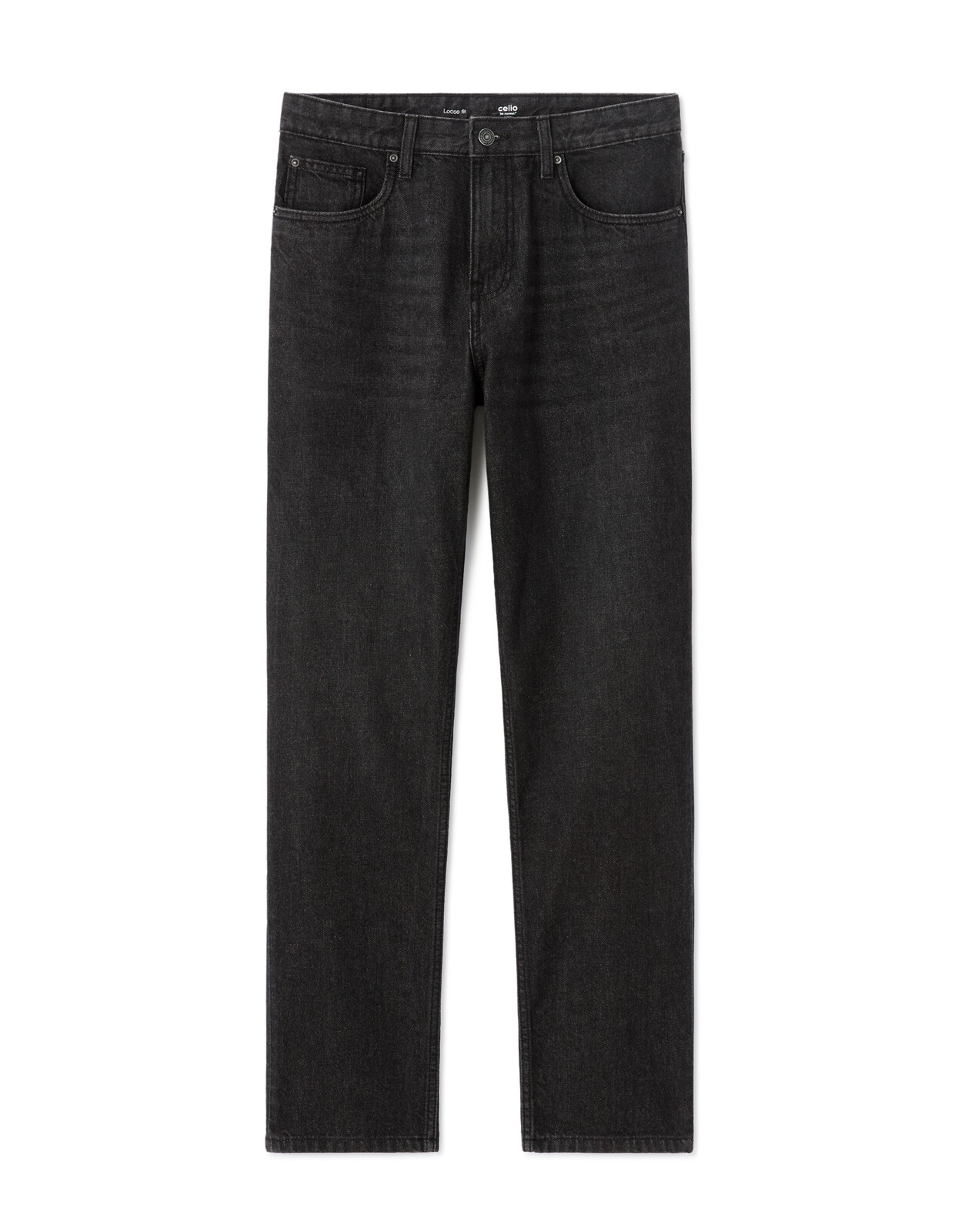 Čierne pánske rifle Celio Loose