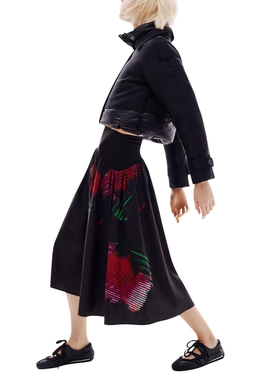 Desigual sukňa s kvetinovým vzorom