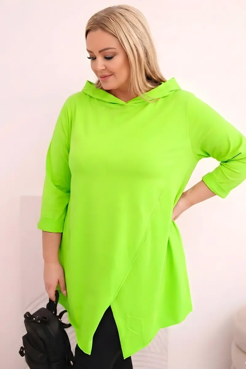 Dámska asymetrická blúzka Plus Size