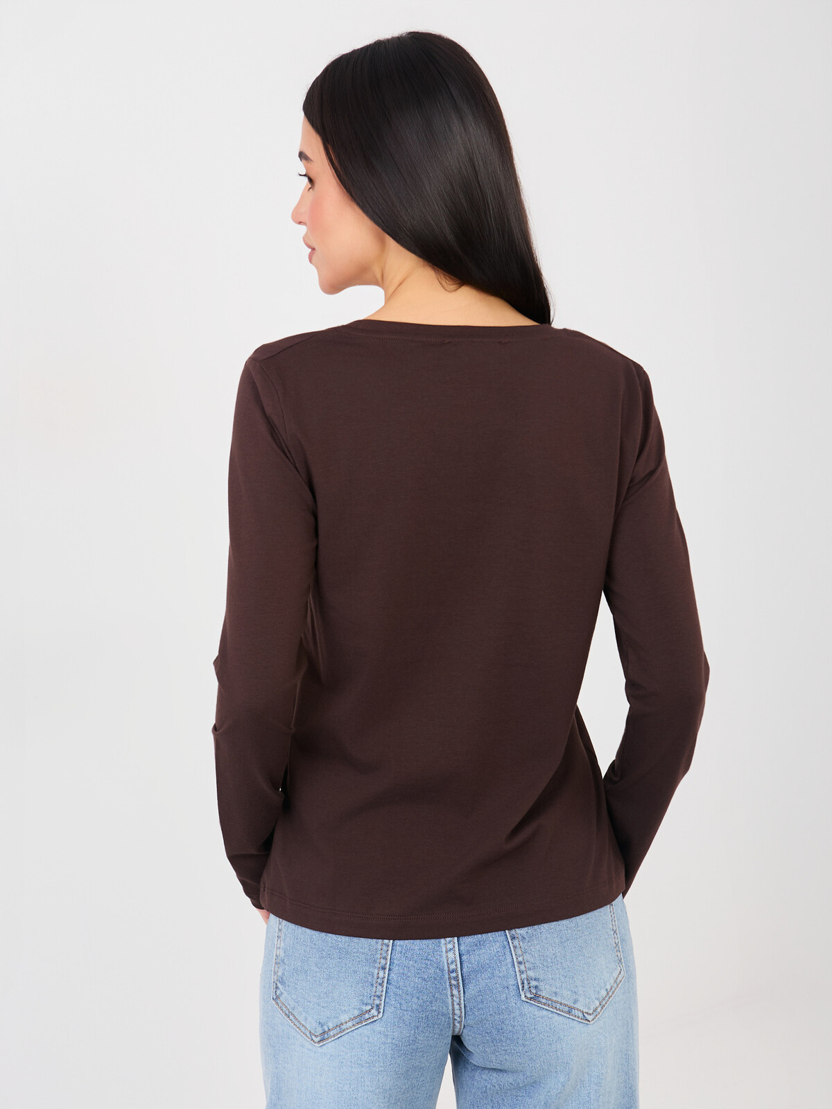 Tmavohnedá blúzka