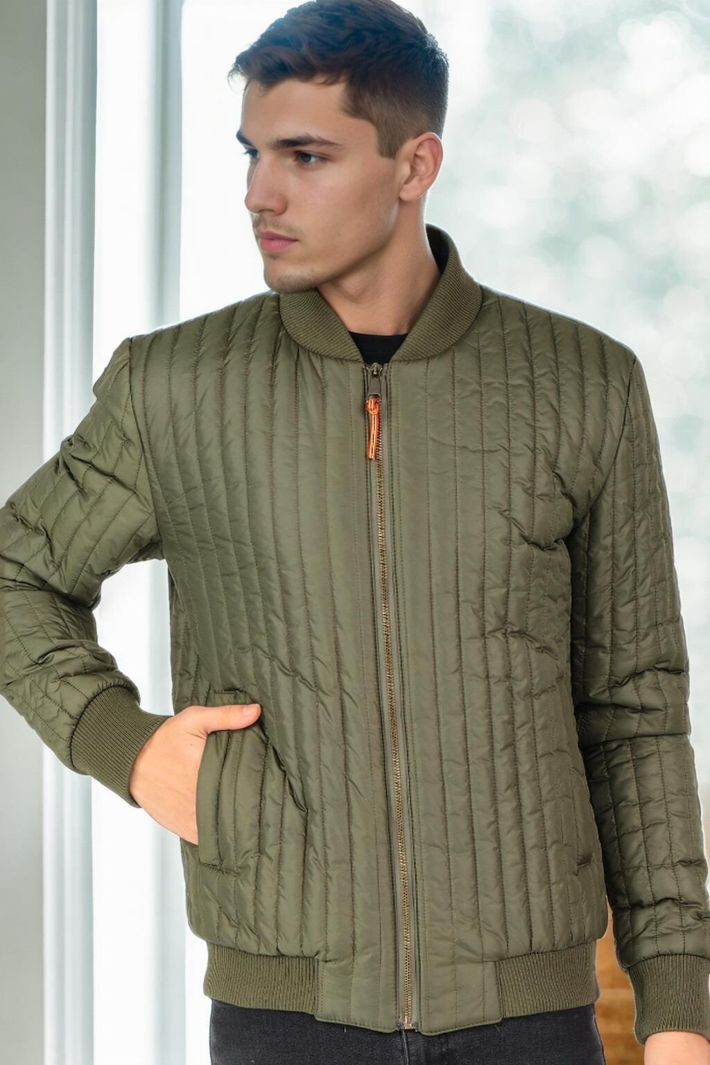 M8643 DEWBERRY MEN'S JACKET-GREEN-2