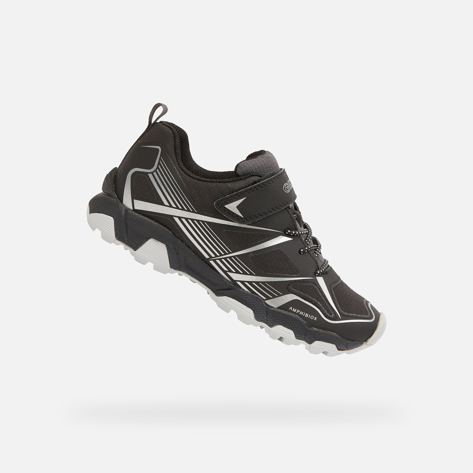 Black Boys' Geox Magnetar B Abx Sneakers - Boys