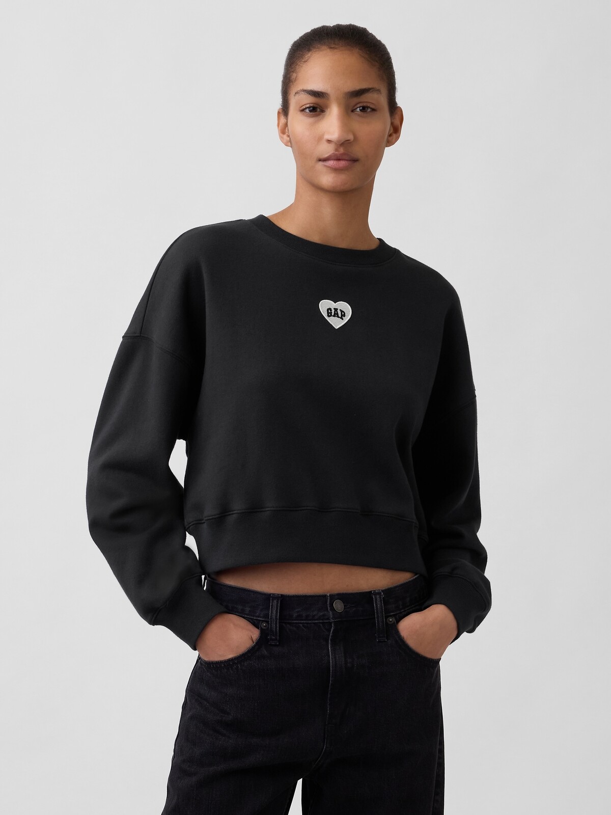 GAP Oversize Sweatshirt with VintageSoft Logo - Ladies