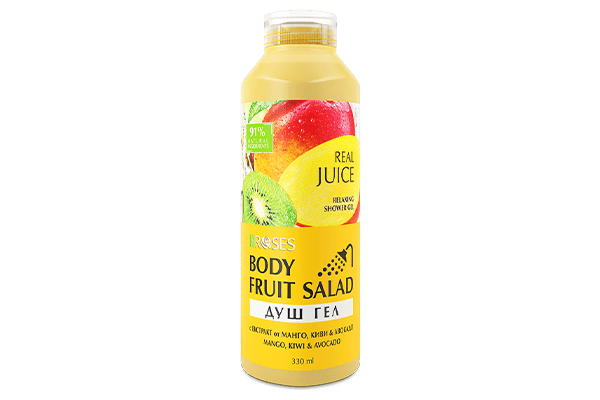 FRUIT SALAD – Prírodný sprchový gél Mango, Kiwi & Avokádo 330 ml - NATURE OF AGIVA