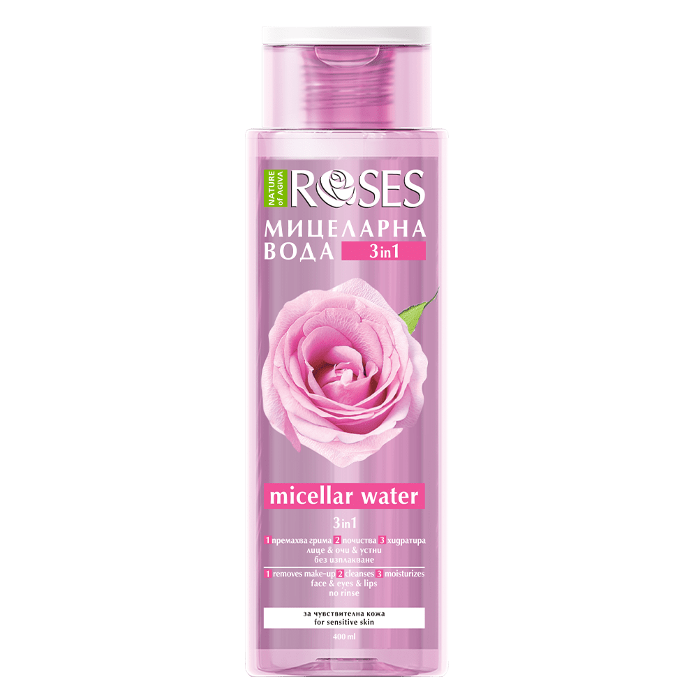 HYDRA PLUS micelárna voda 3v1 pre citlivú pokožku 400 ml - NATURE OF AGIVA