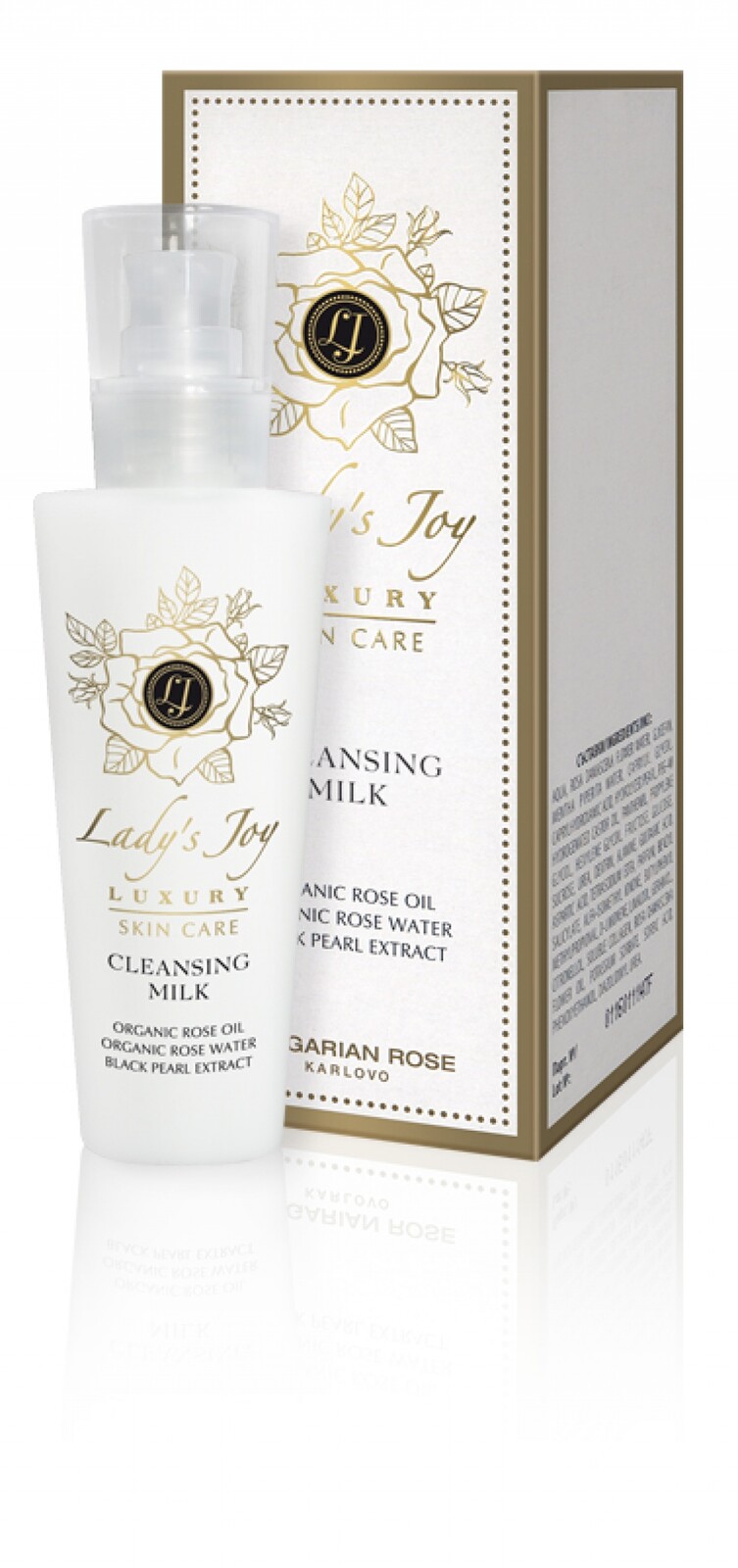 LADY’S JOY LUXURY čistiace mlieko 160 ml - Bulgarian Rose Karlovo