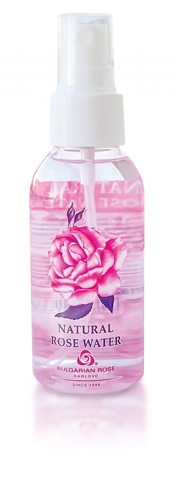 Prírodná ružová voda 100 ml - sprej - Bulgarian Rose Karlovo