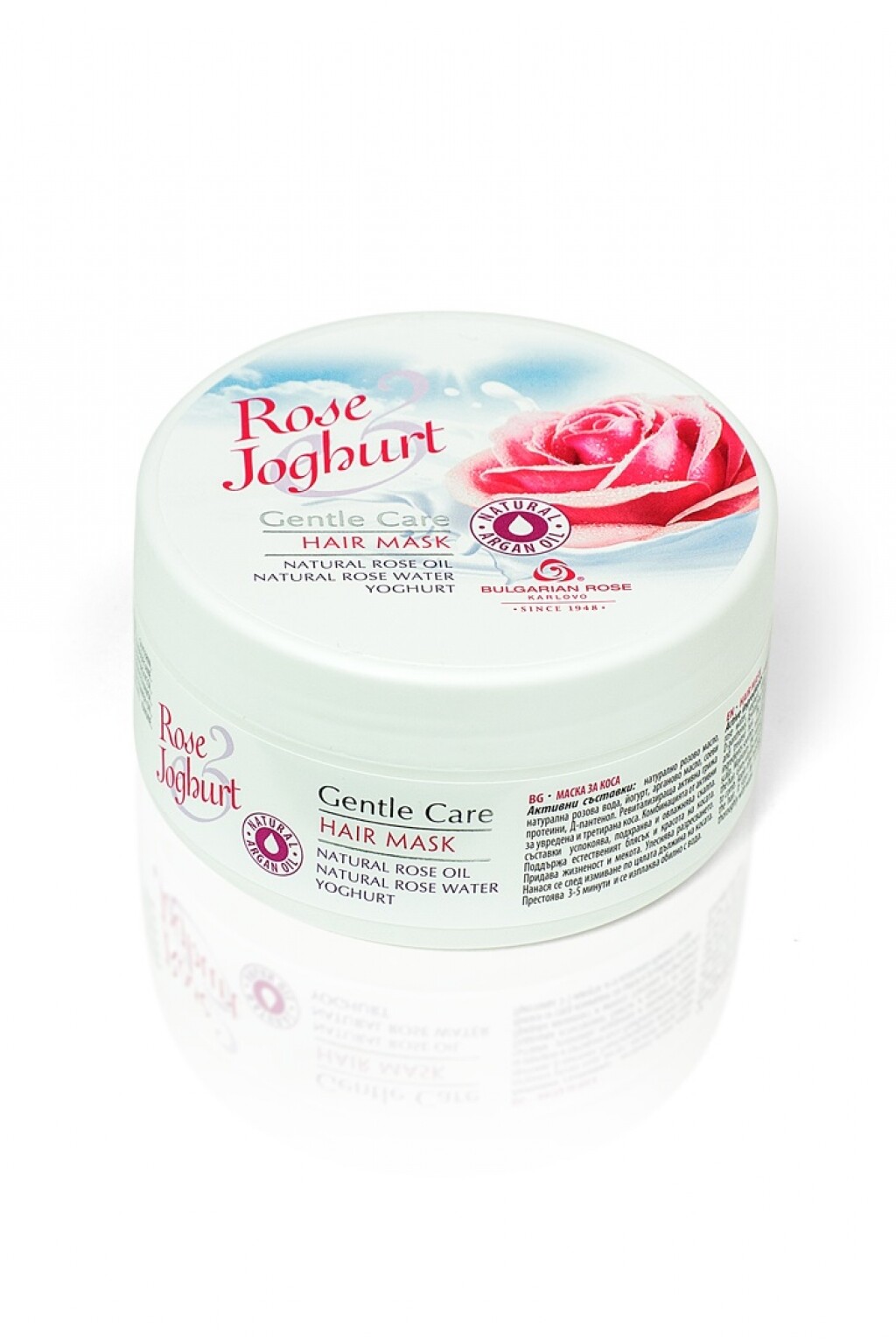 ROSE JOGHURT maska na vlasy 240 ml - Bulgarian Rose Karlovo