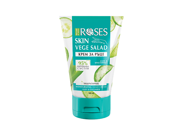 VEGE SALAD – Hydratačný krém na ruky s extraktom z uhorky a aloe vera 100 ml - NATURE OF AGIVA