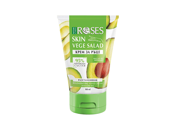 VEGE SALAD – Regeneračný krém na ruky s avokádovým olejom 100 ml - NATURE OF AGIVA