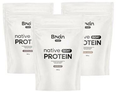 Brainmax nativní kozí protein 500 g