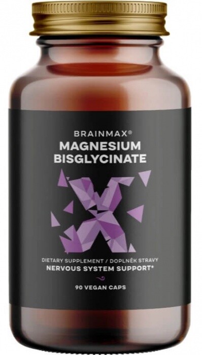Brainmax magnesium bisglycinate 90 kapslí