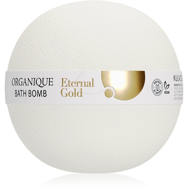 Organique Eternal Gold Smoothing Therapy bomba do kúpeľa s vyživujúcim účinkom 170 g