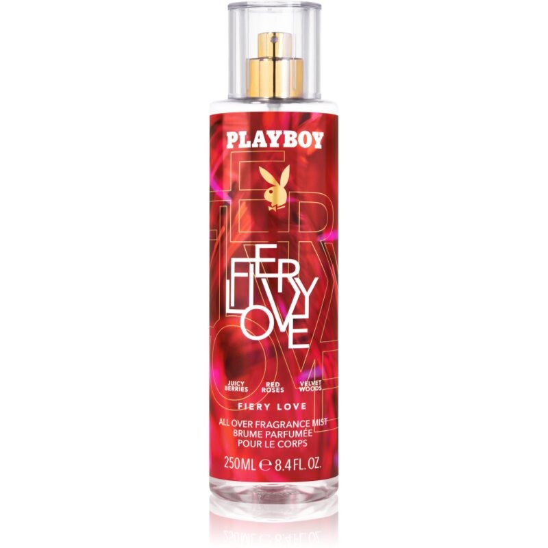 Playboy Fiery Love telový sprej pre ženy 250 ml
