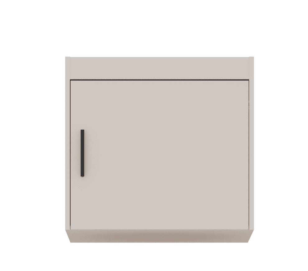 ArtLemp Nadstavec na šatníkovú skriňu ELLEN 1D | pieskovo béžová