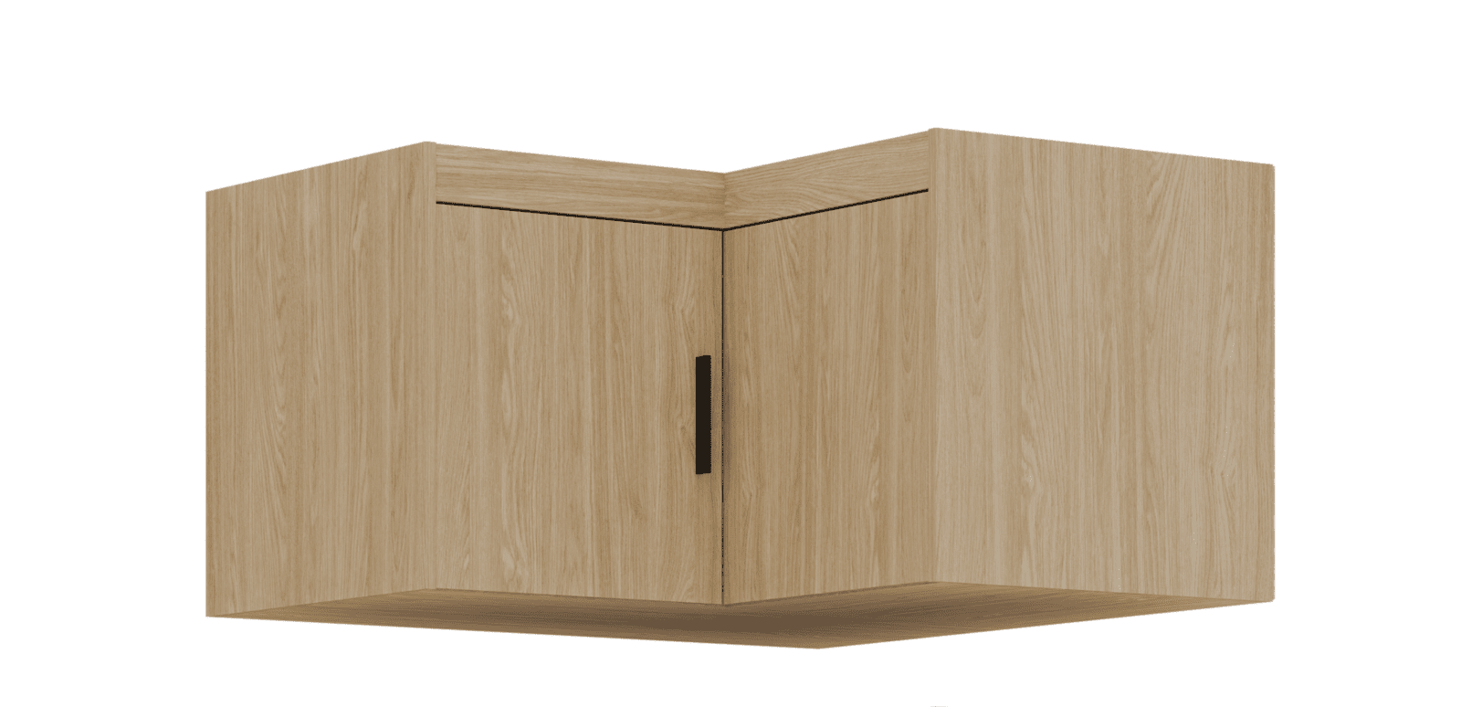 ArtLemp Rohový nadstavec ku šatníkovej skrini ELLEN 2D | dub olejovaný