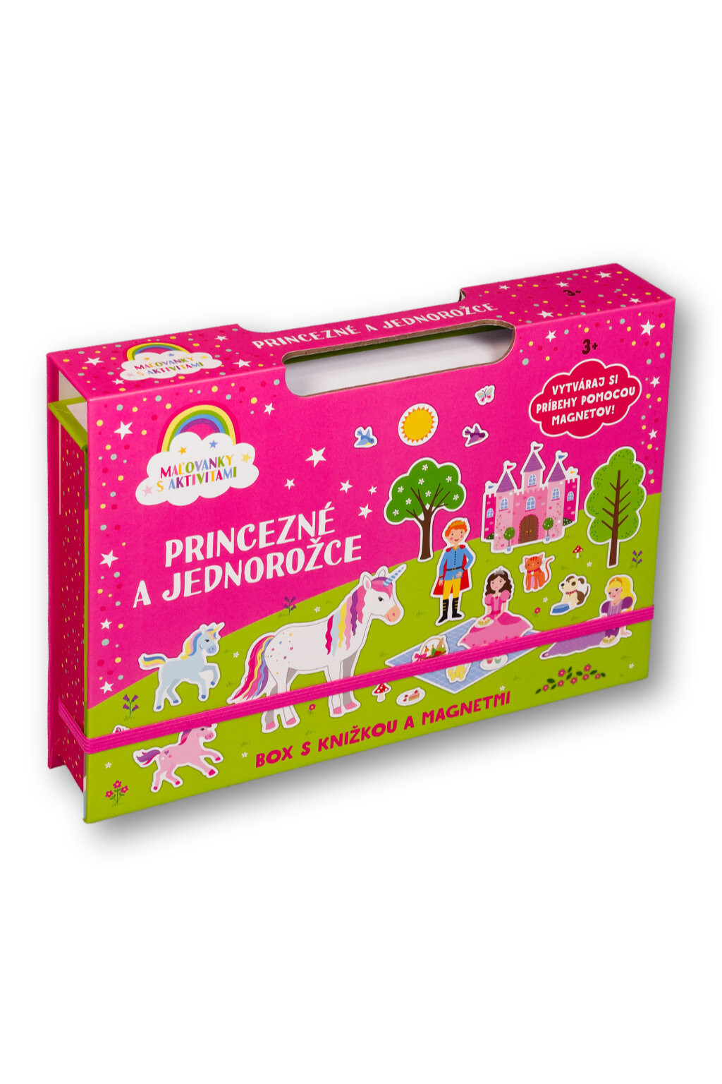 Princezné a jednorožce Box s knižkou a magnetmi
