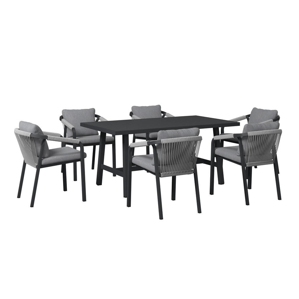 Ambia Garden ZOSTAVA ZÁHRADNÉHO NÁBYTKU kov, textil