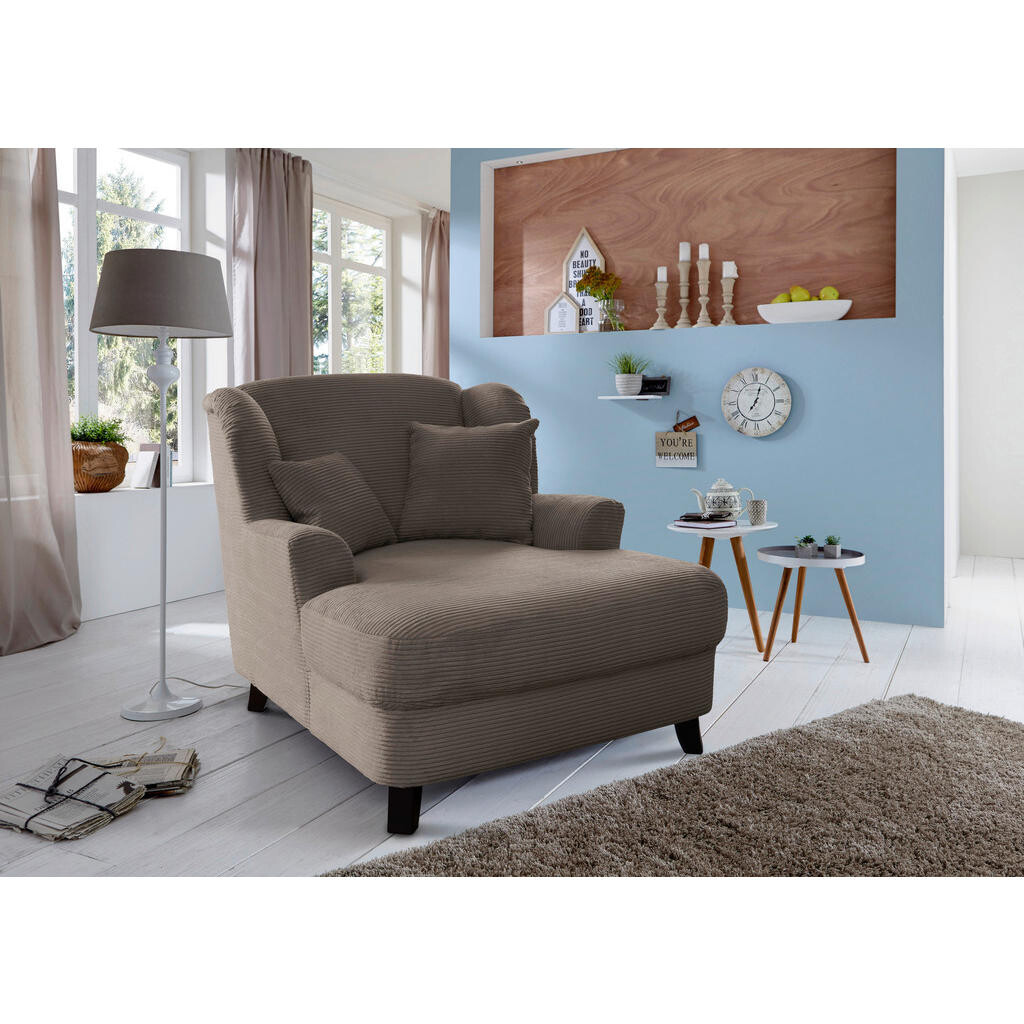Sit & More XXL KRESLO, textil, taupe
