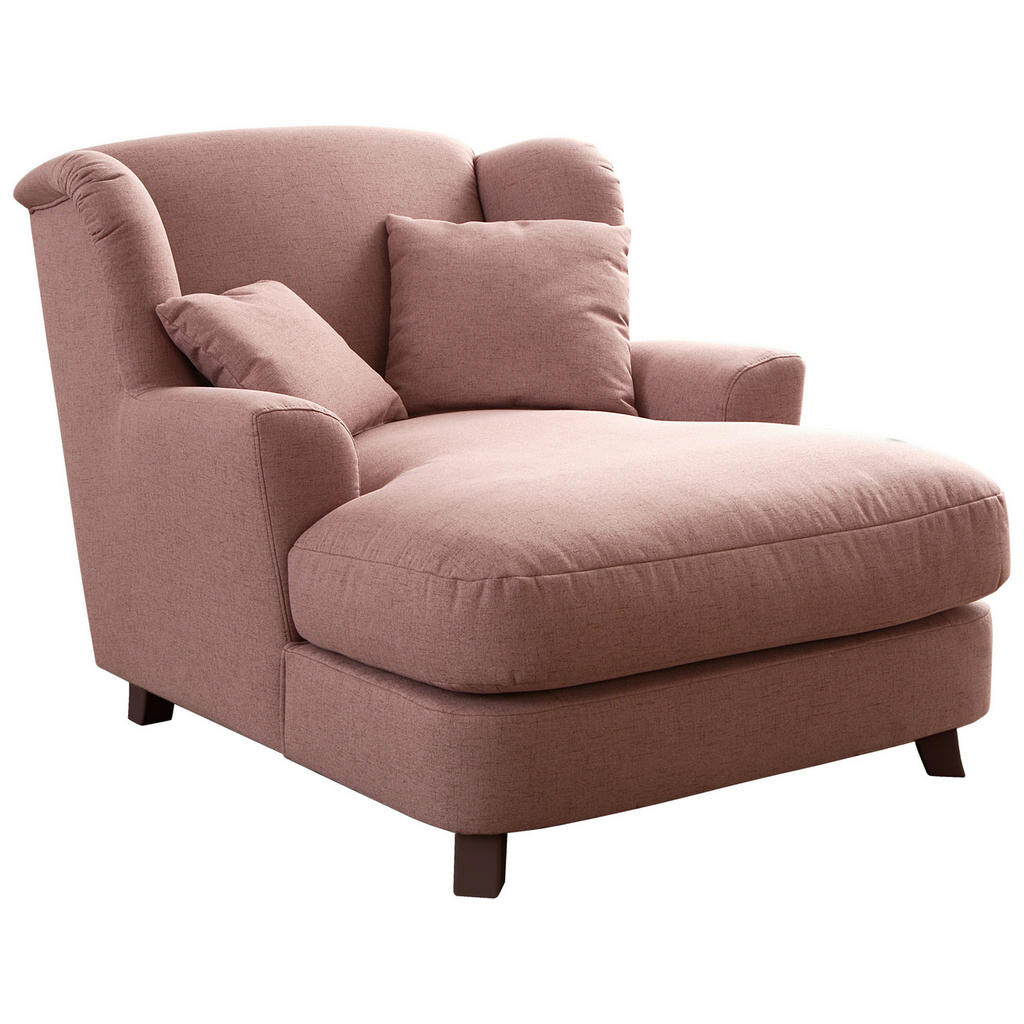 Sit & More XXL KRESLO, textil, staroružová