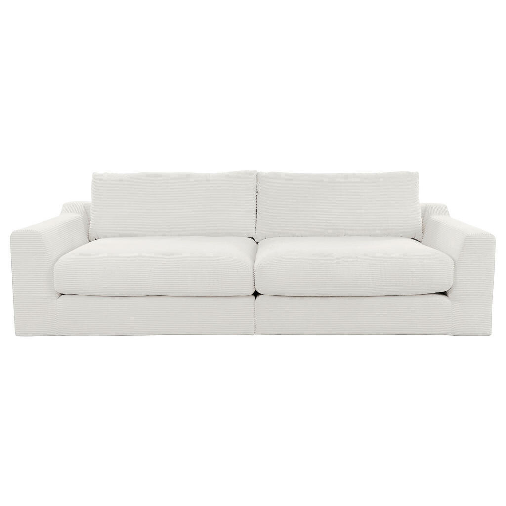 Sit & More VEĽKÁ POHOVKA, textil, biela