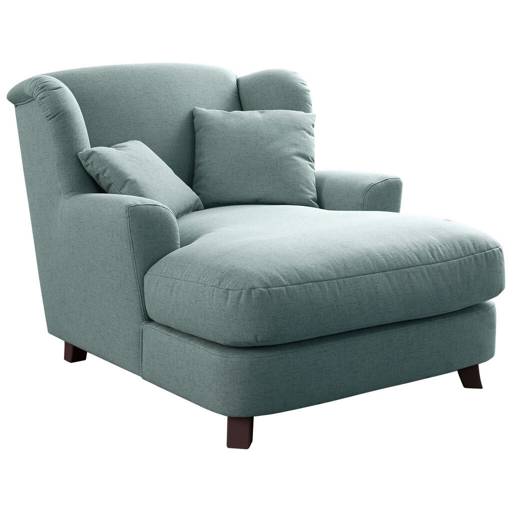 Sit & More XXL KRESLO, textil, modrá