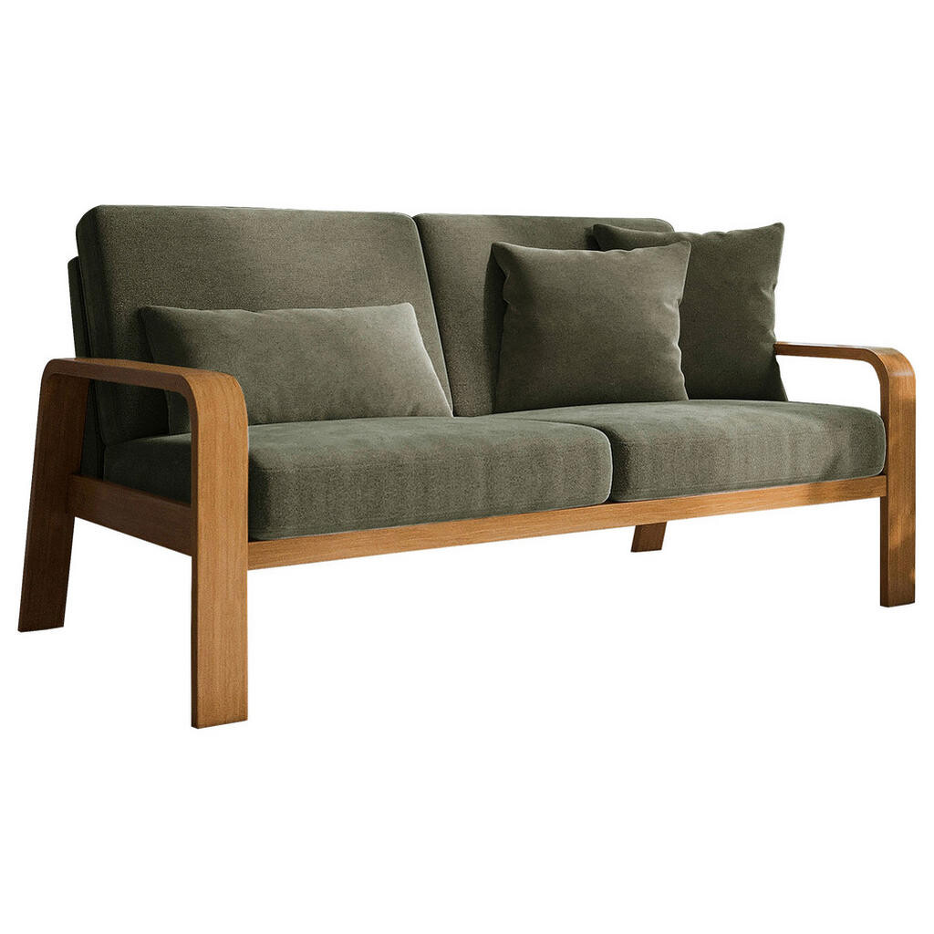 Sit & More 2,5-SEDAČKA, textil, olivovozelená