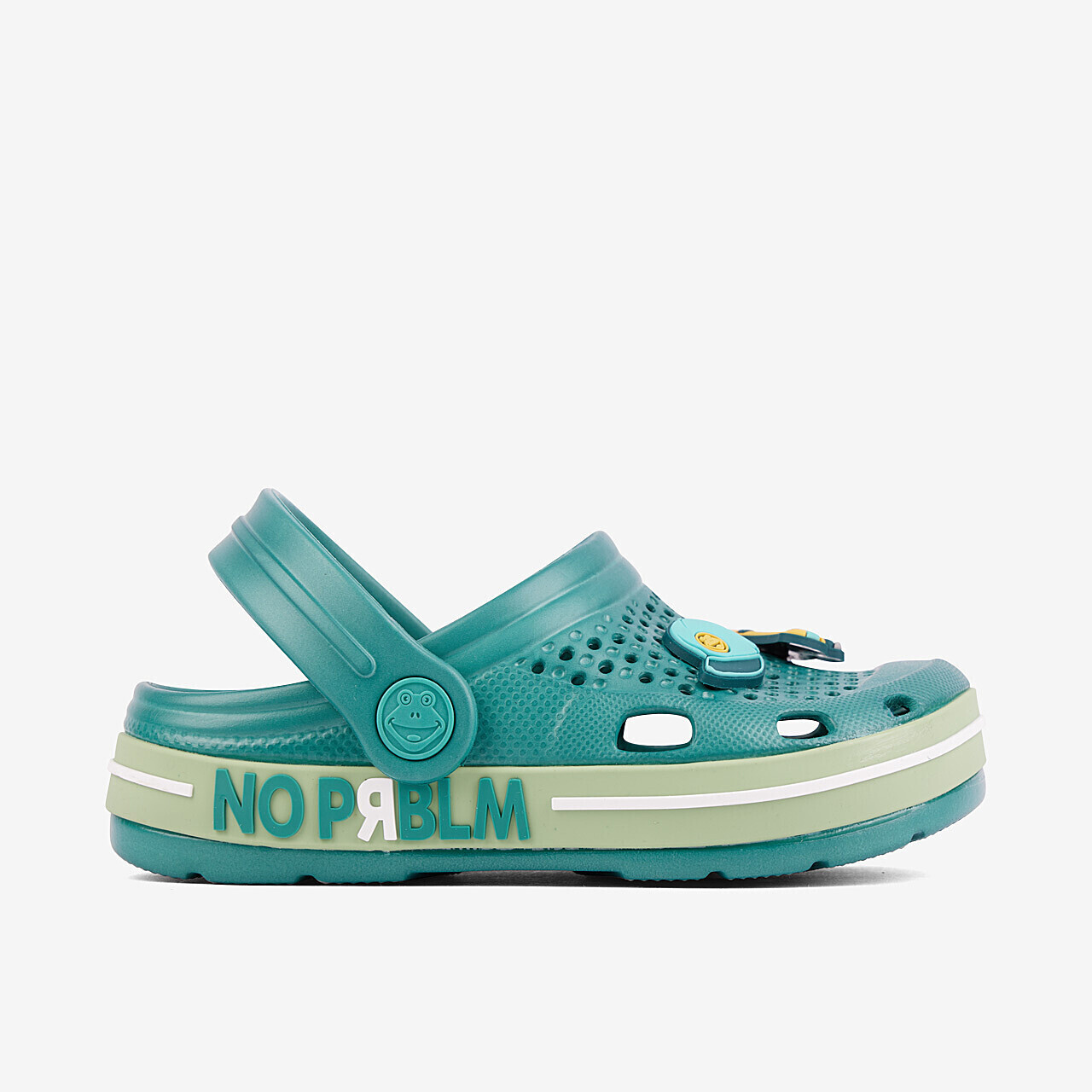 COQUI Nazúvacie šľapky LINDO – jungle zelená s amuletom, veľ. 28/29