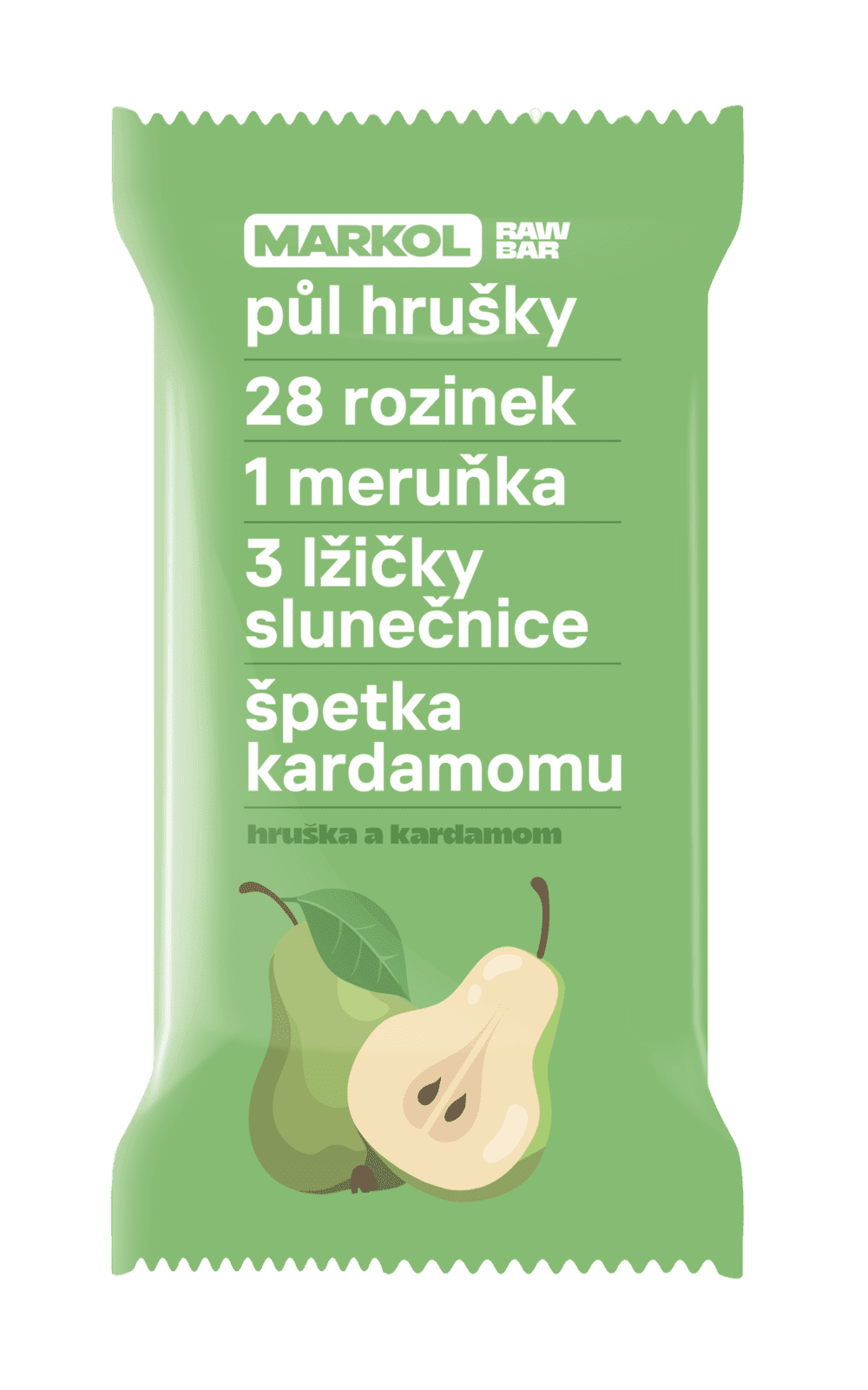 MARKOL Tyčinka hrušková s kardamómom 40 g