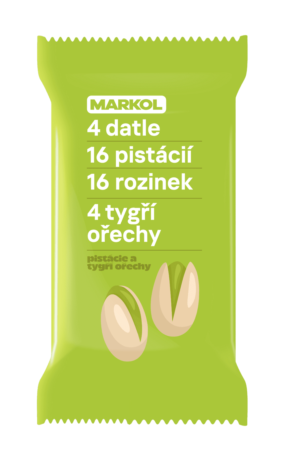 MARKOL Tyčinka pistáciová s tigernuts 40 g