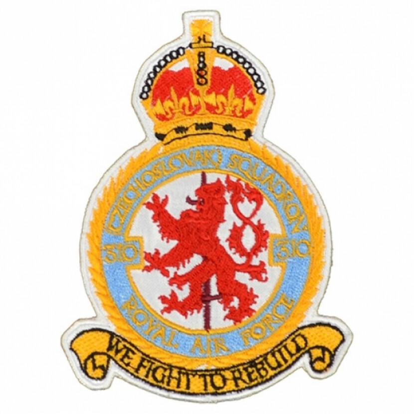 Nášivka Československá 310. peruť RAF - farebná