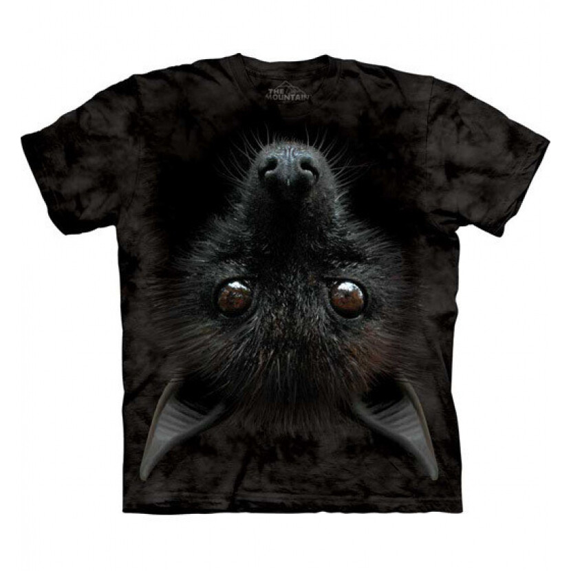 Tričko unisex The Mountain Bat Head - čierne,