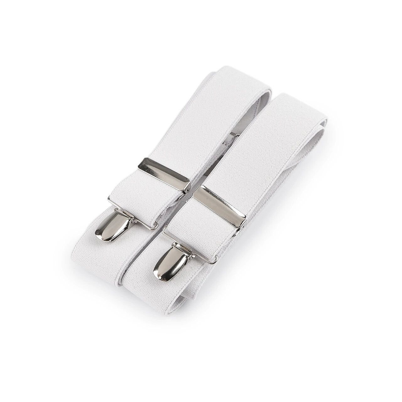 Traky na sponu šírka 3,5 cm - biele