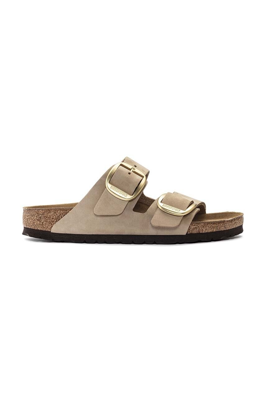 Nubukové šľapky Birkenstock Arizona Big Buckle