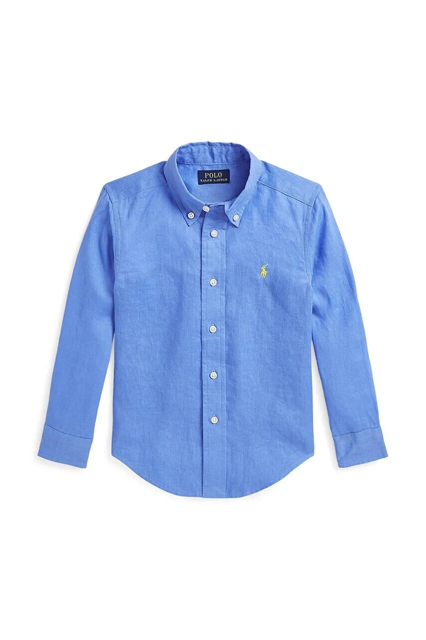 Detská ľanová košeľa Polo Ralph Lauren