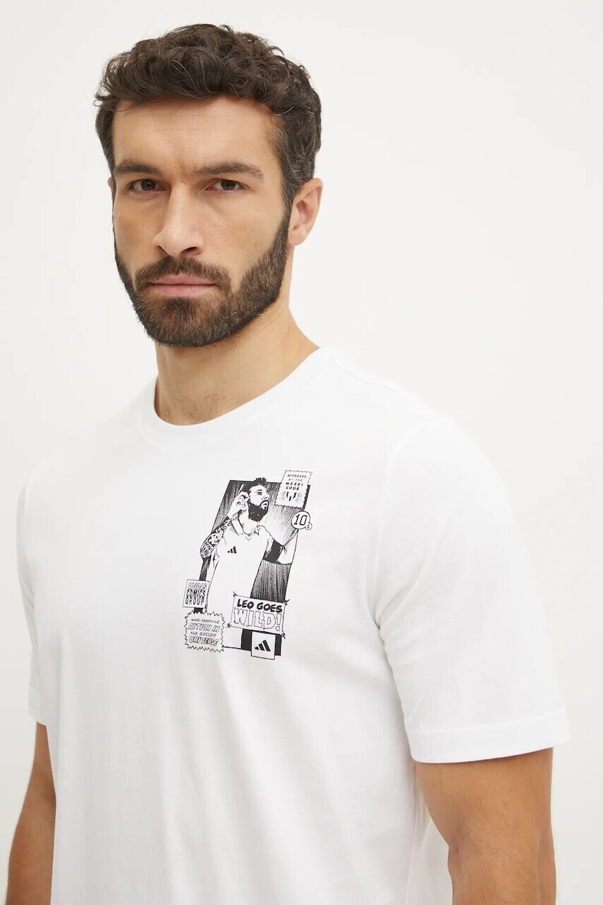 Bavlnené tričko adidas Performance Messi