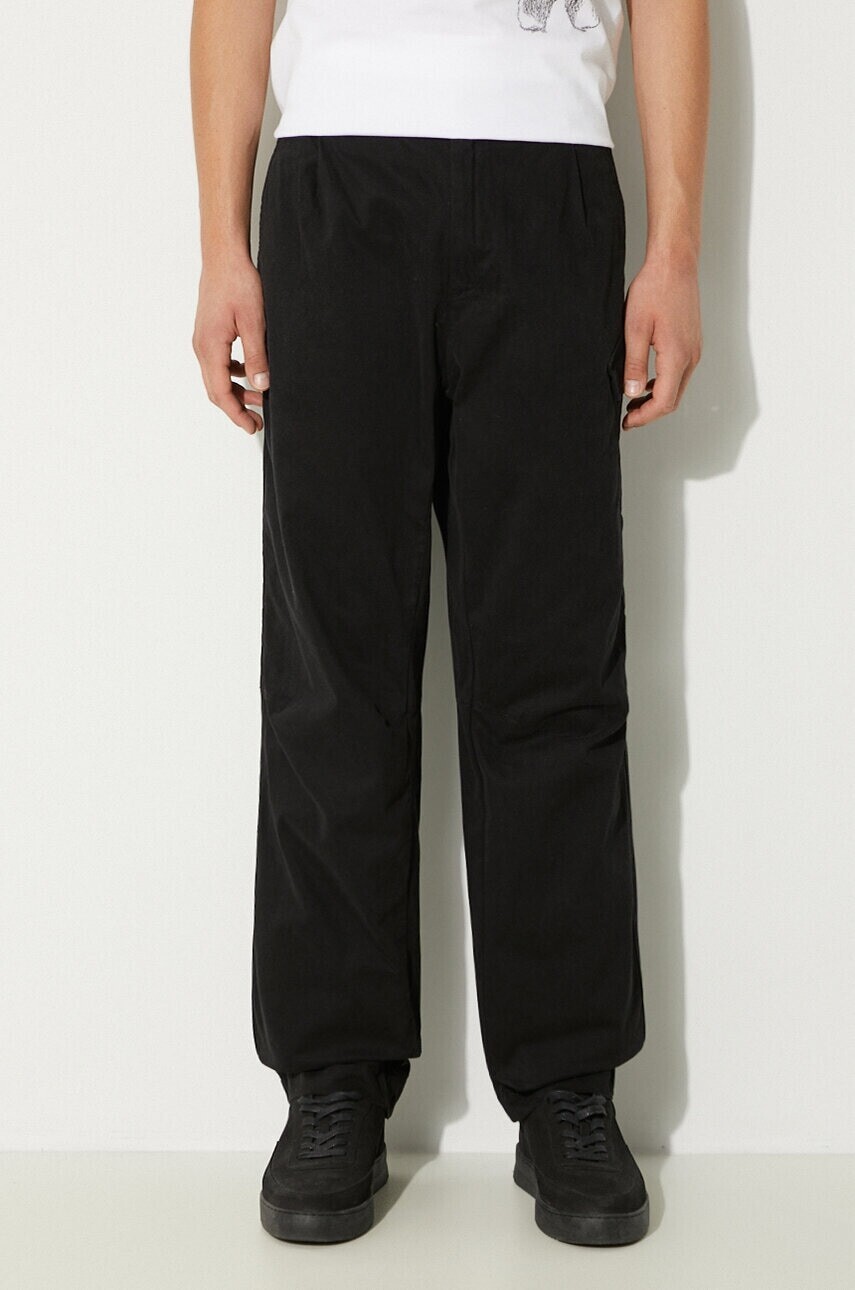 Nohavice C.P. Company Stretch Sateen Loose Chino Pants