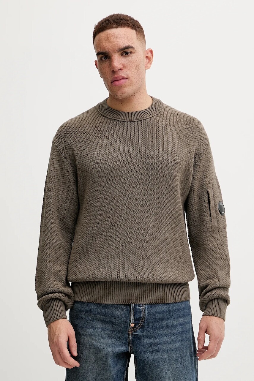 Vlnený sveter C.P. Company Knitwear Crew Neck In Re-Wool