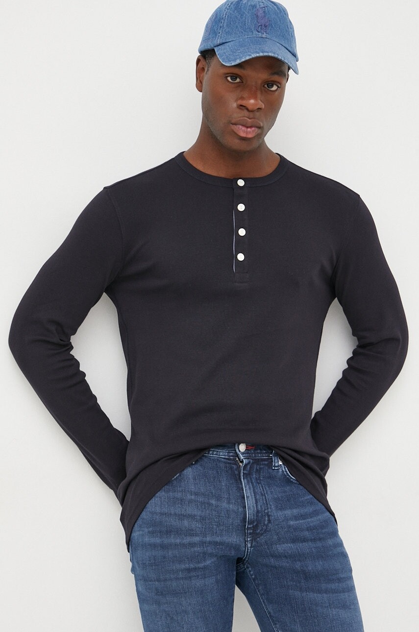 Bavlnené tričko s dlhým rukávom Lindbergh