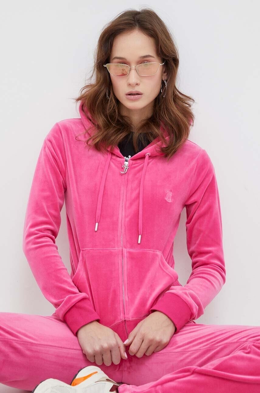 Velúrová mikina Juicy Couture