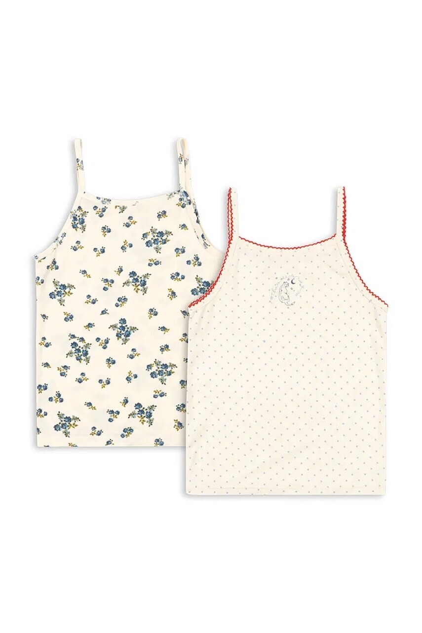 Detský top Konges Sløjd MIMMI MODAL STRAP TOPS 2-pak