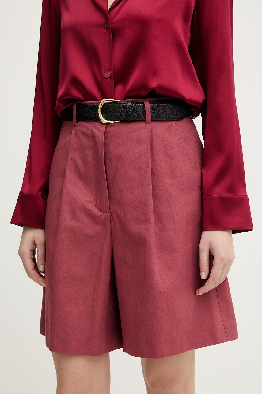 Šortky s prímesou ľanu Weekend Max Mara ECUBA