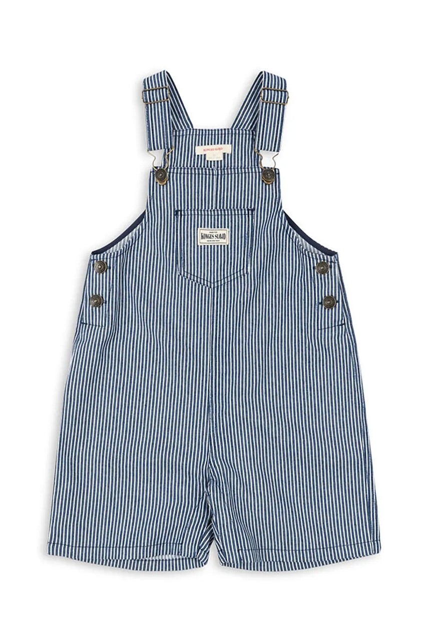 Detské nohavice na traky Konges Sløjd LUC OVERALLS GOTS